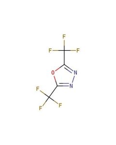 Astatech 2,5-BIS(TRIFLUOROMETHYL)-1,3,4-OXADIAZOLE, 95.00% Purity, 0.25G